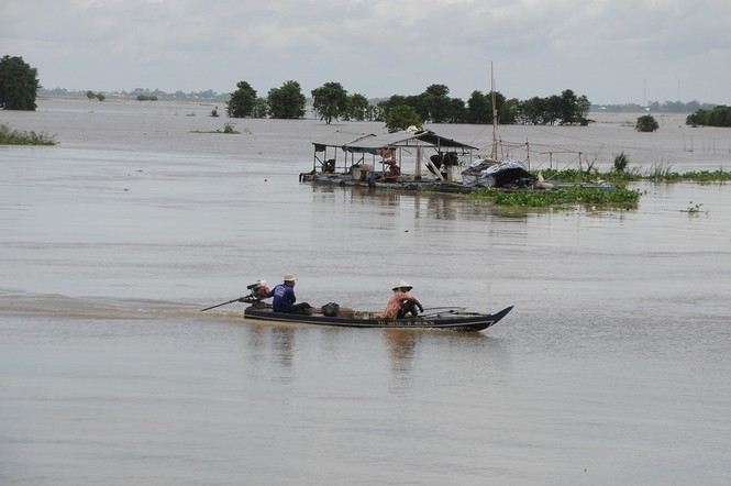 Mực nước ở lưu vực hạ lưu sông Mê Kông thấp kỷ lục