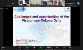 The 1st Mekong Virtual Symposium “Response to Development and Climate Change Impacts in the Mekong River Basin – a Call for Solutions and Adaptation”